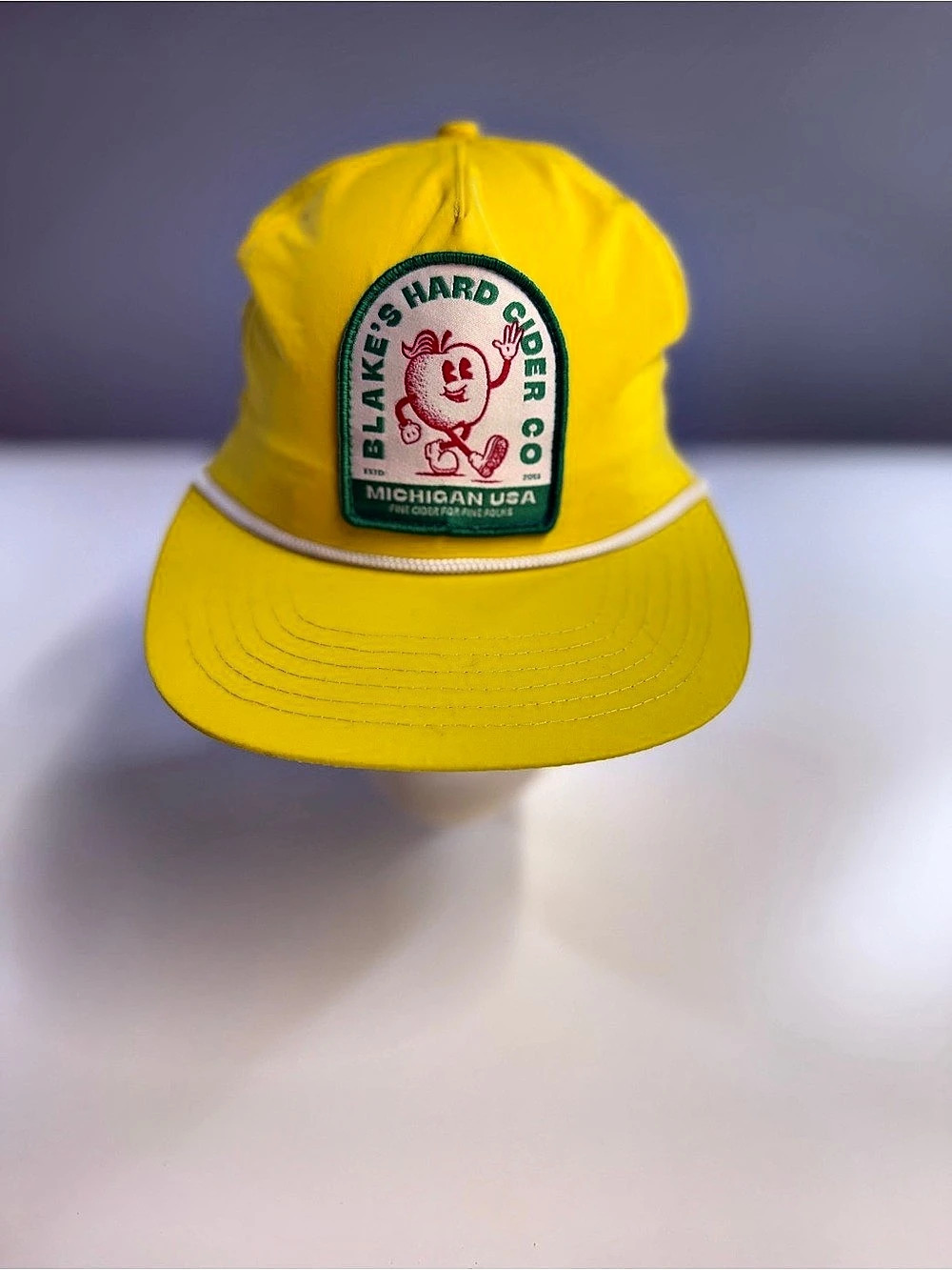 Blaker's Hard Cider Co. Yellow Adjustable Trucker Hat